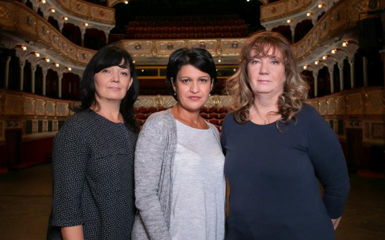 Eva Bujňačková, Hedviga Cifráková (od 1.9.2021 inšpicient činohry), Anna Tóthová, Jarmila Betušová (nie je na foto)